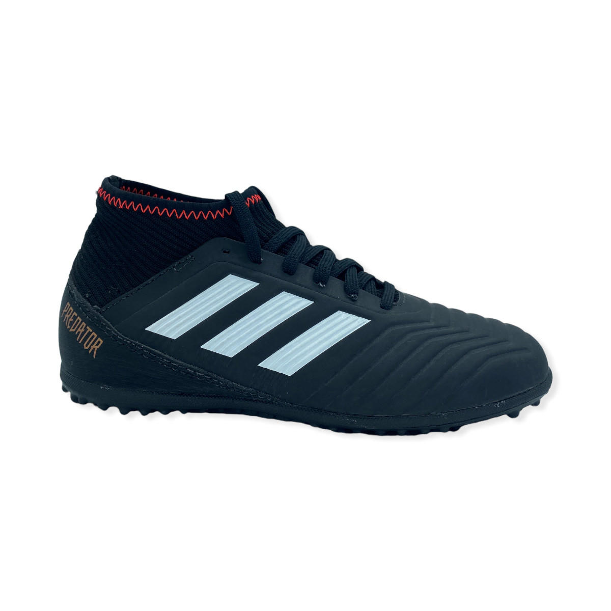 Zapatilla futbol f5 PREDATOR TANGO JR TF BOTITA NEG NAR/18