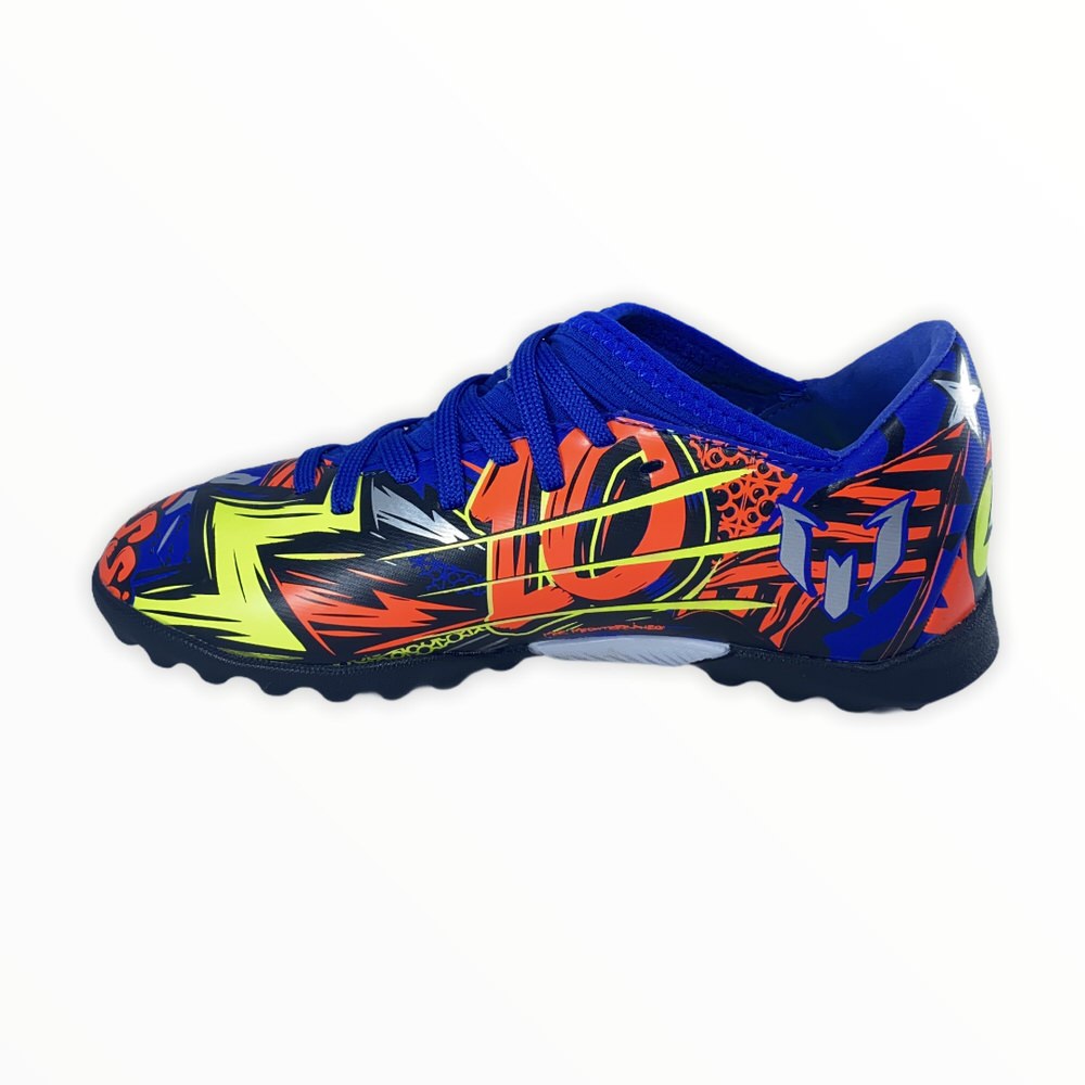 Zapatilla futbol f5 NEMEZIS MESSI 19.3 AZUREA PLAMET