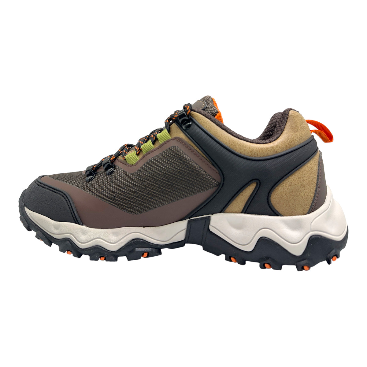Zapatilla trekking STALACTITE BROWN GREY ORANGE