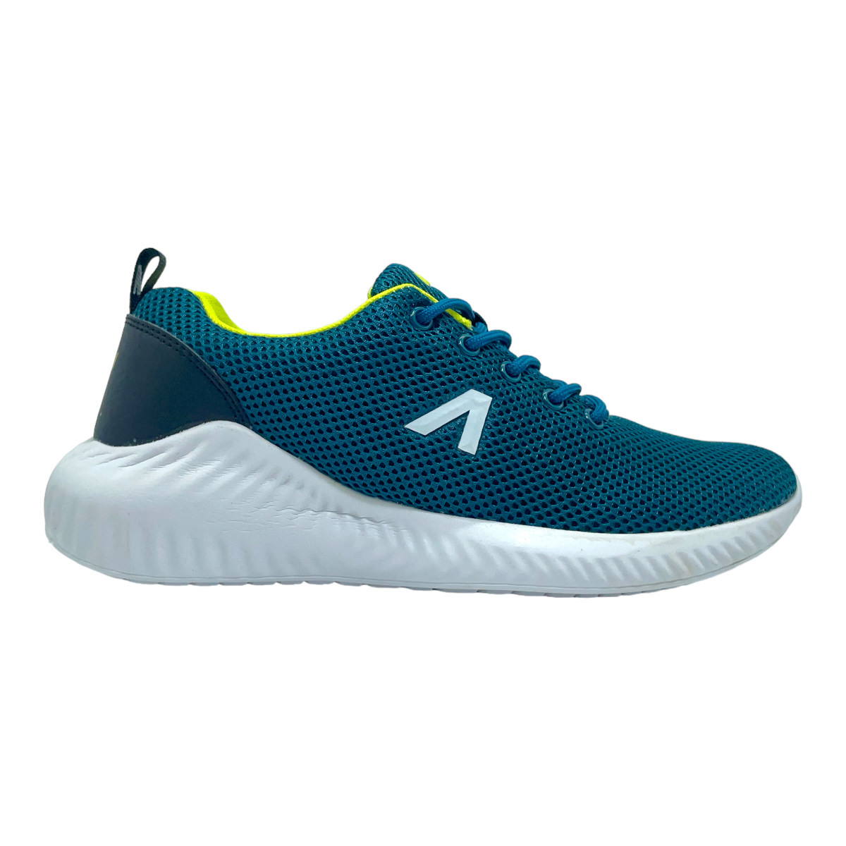 Zapatilla running EVO WALKER BLUE-LIME