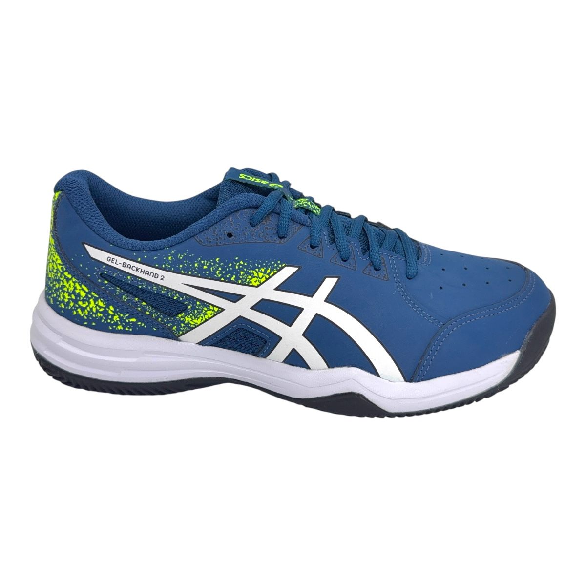 Zapatilla tenis GEL BACKHAND 2 CLAY M MAKO BLUE WHITE