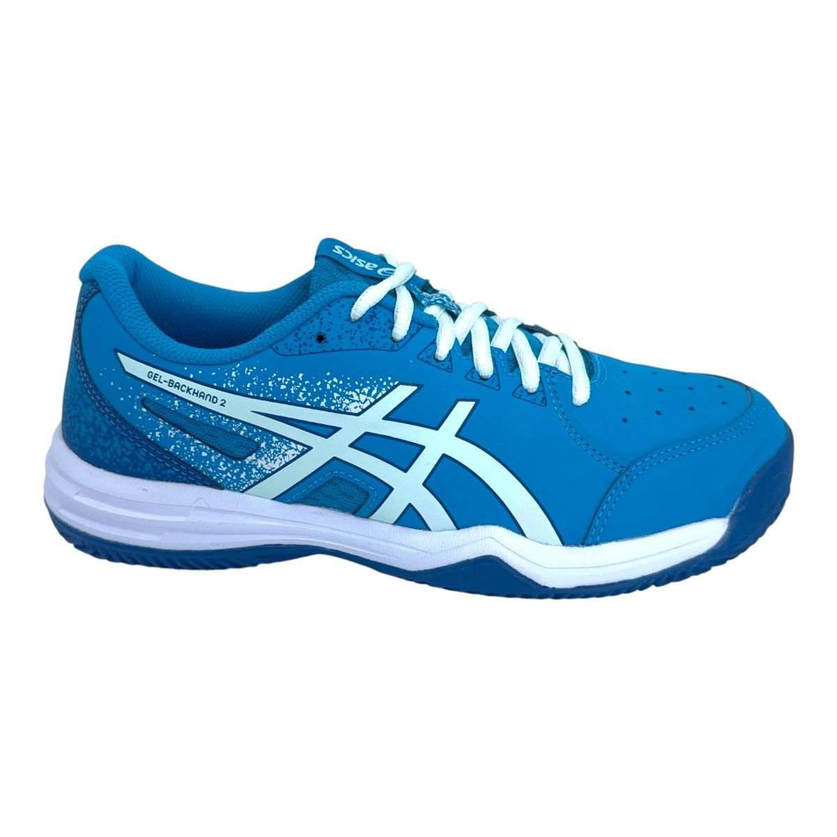 Zapatilla tenis GEL BACKHAND 2 CLAY W BLUE SOTHING SEA