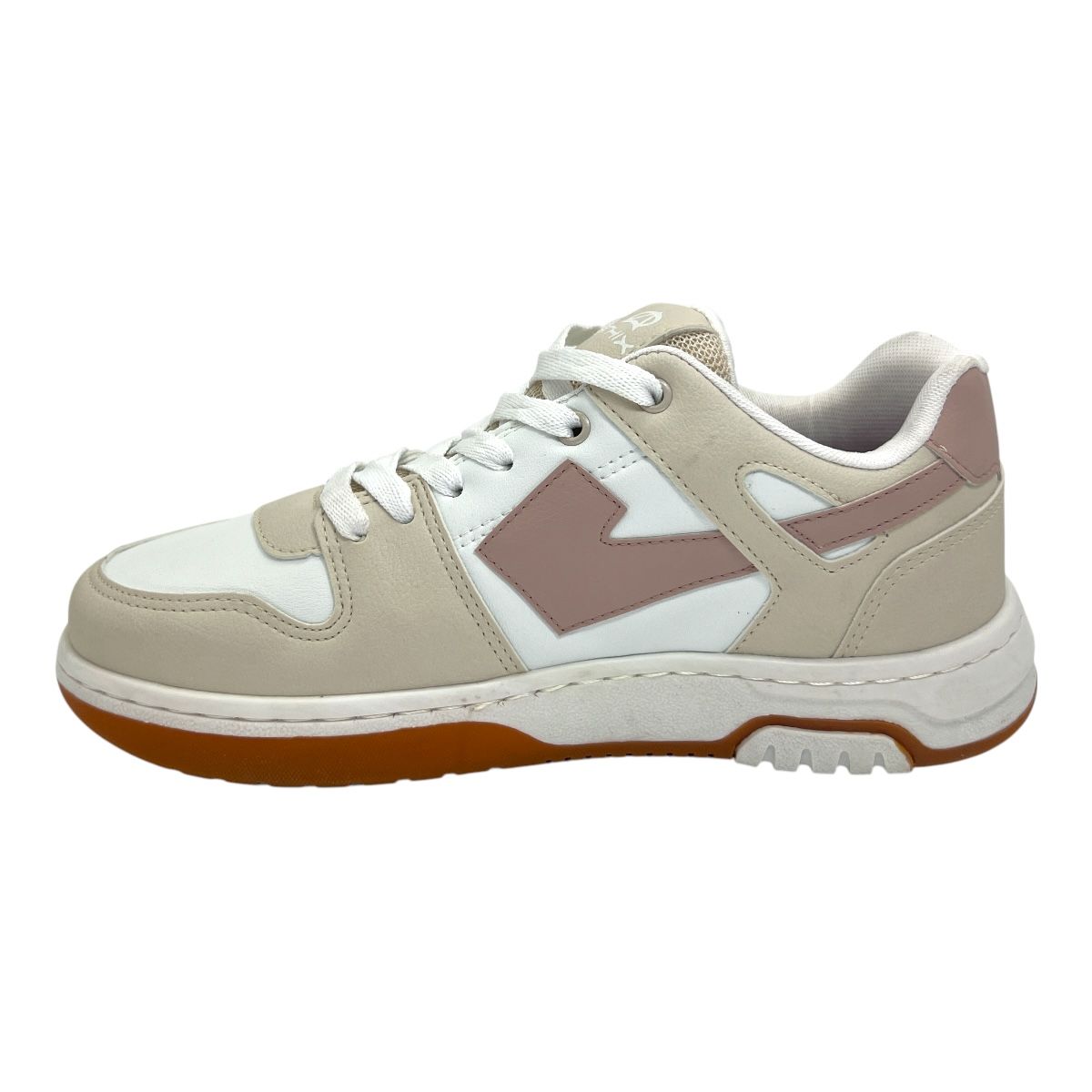 Zapatilla urbano OLIVERA W BCO BEIGE ROSA