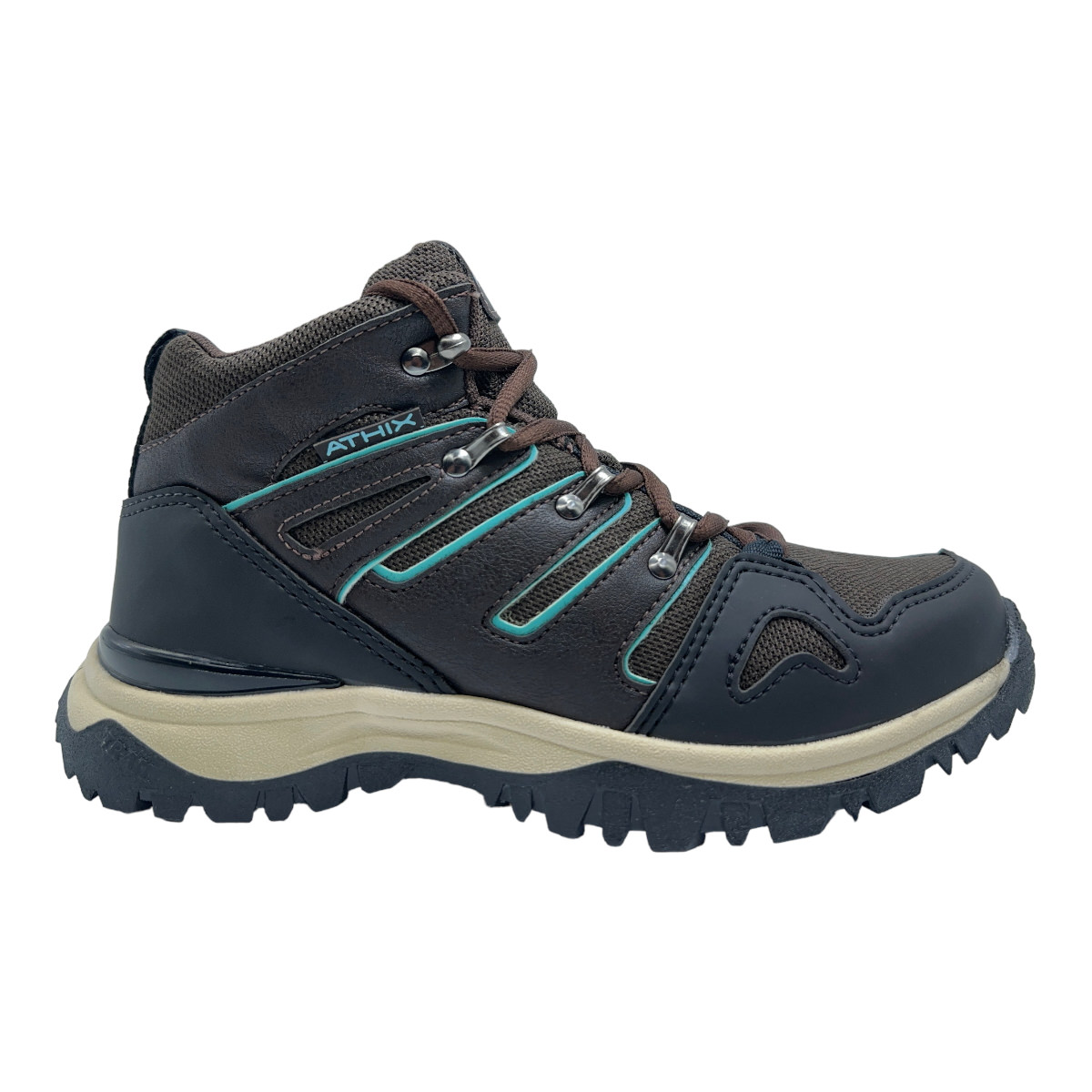 Zapatilla trekking ARACAI CHOCOLATE CYAN