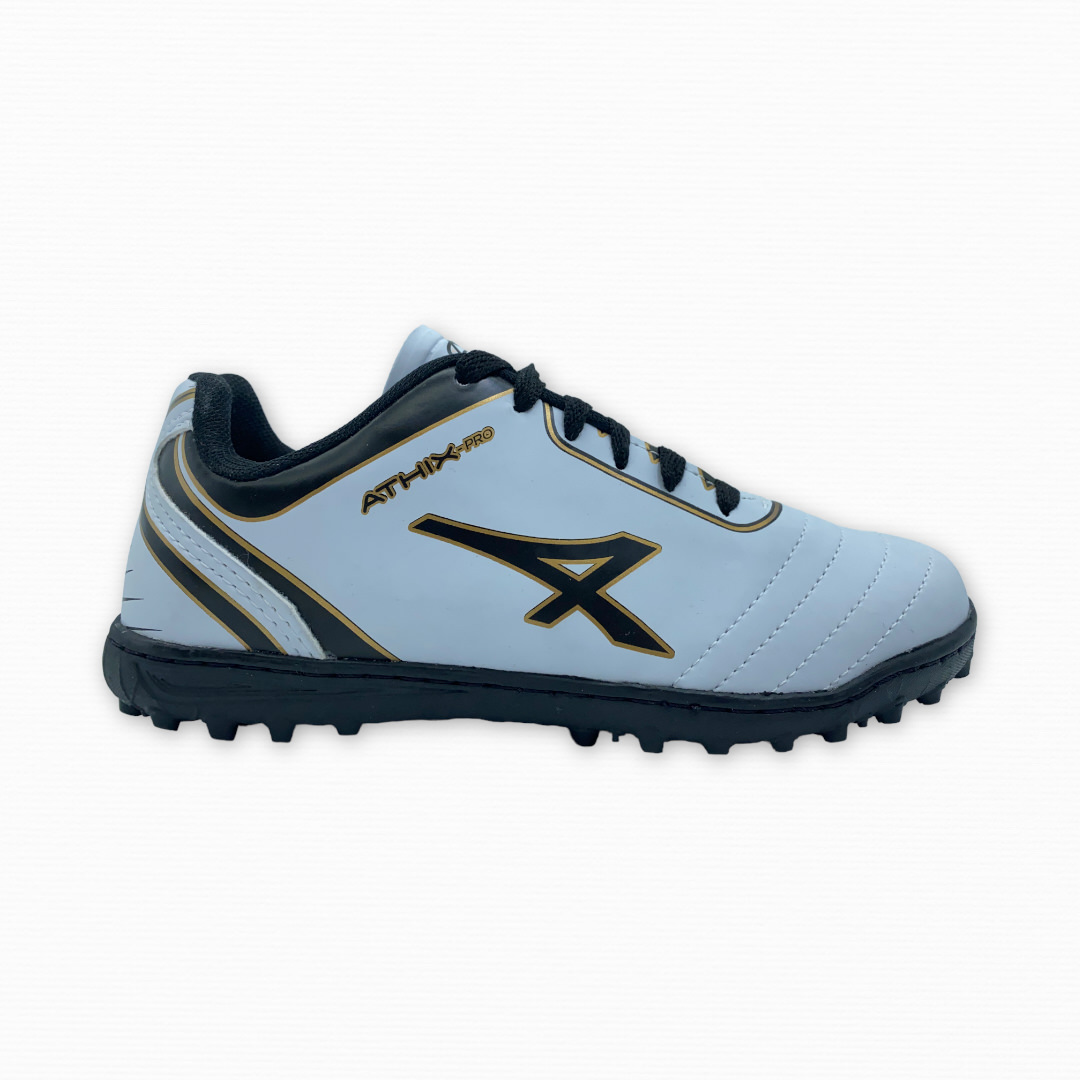 Zapatilla futbolf5 POWERFUL TF BLANCO-DORADO