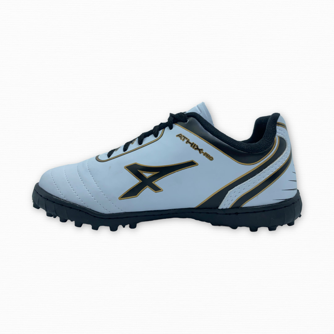 Zapatilla futbolf5 POWERFUL TF BLANCO-DORADO