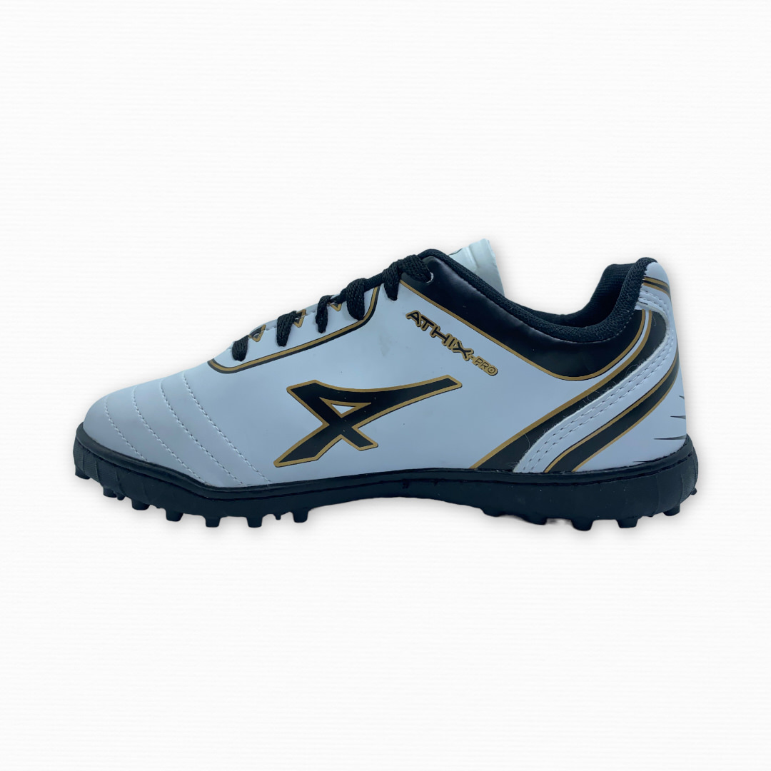 Zapatilla futbolf5 POWERFUL BCO DORADO