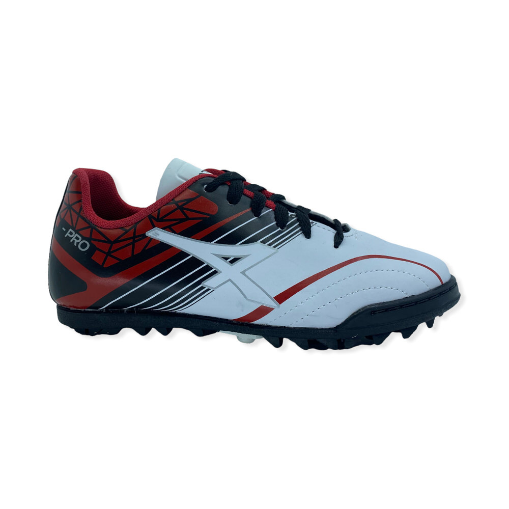 Zapatilla futbolf5 STAMINA TF BLANCO ROJO