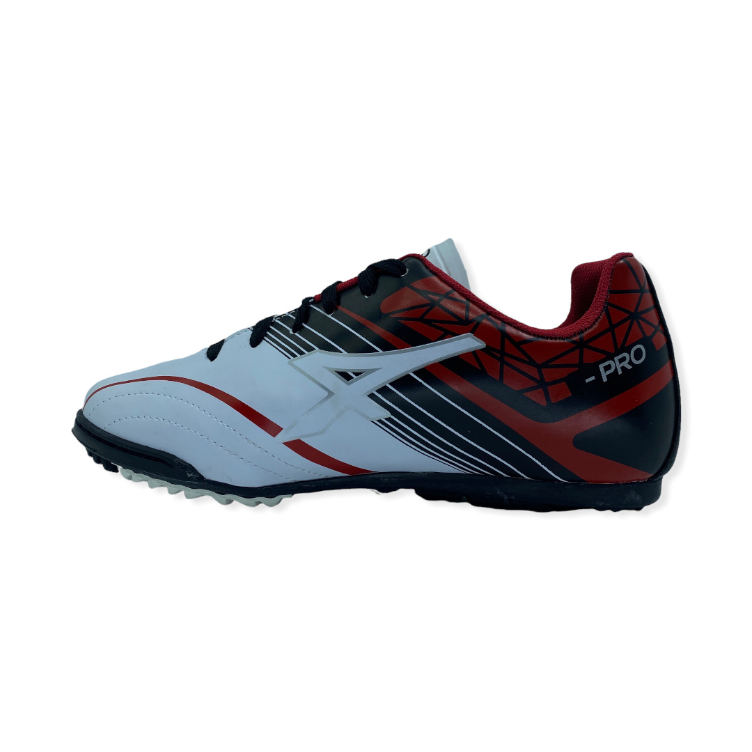 Zapatilla futbolf5 STAMINA TF BLANCO-ROJO