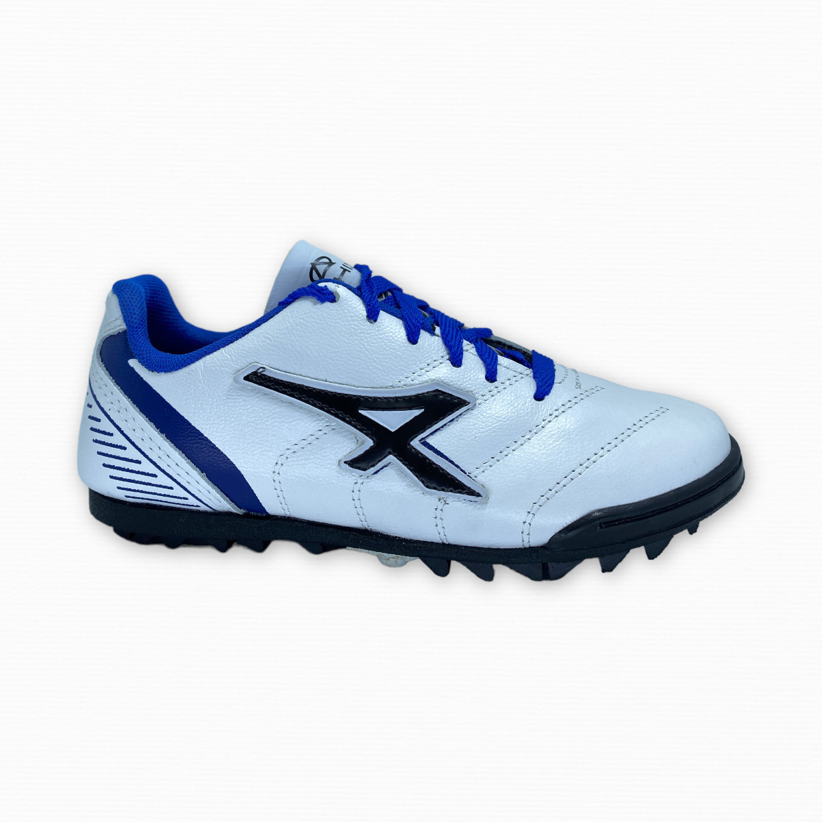 Zapatilla futbolf5 TALENT TF BLANCO-ROYAL