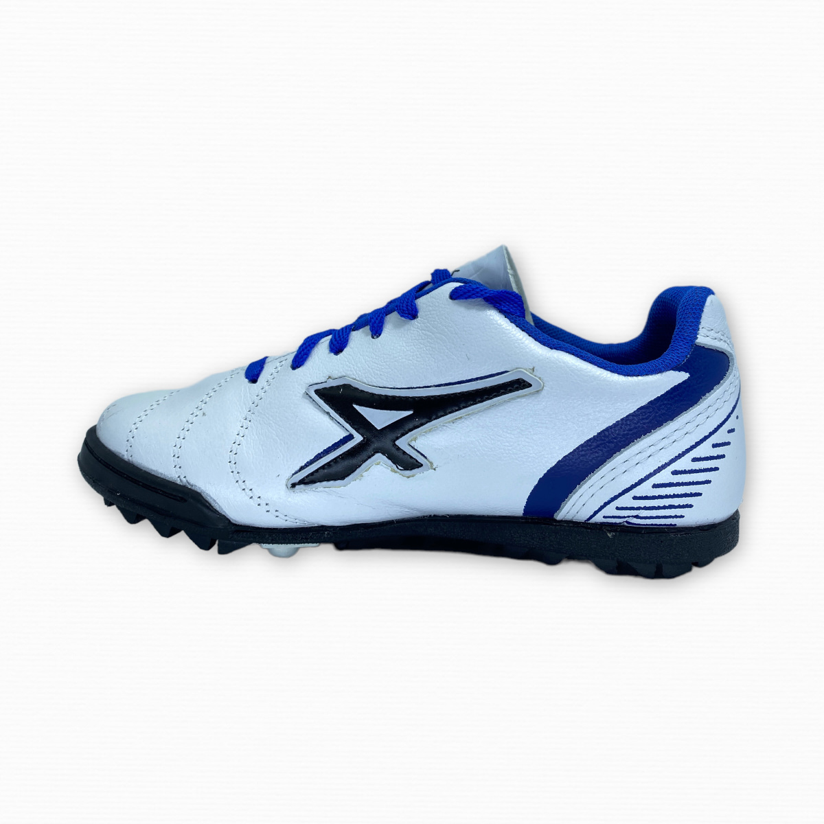 Zapatilla futbolf5 TALENT TF BLANCO-ROYAL