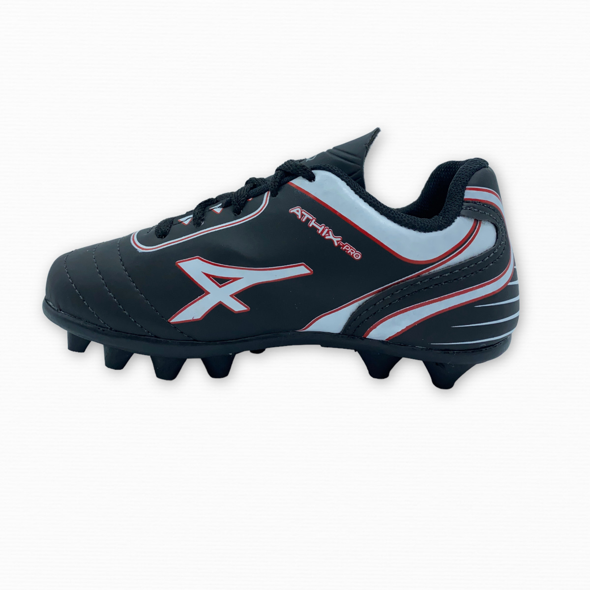 Zapatilla futbol 11 POWERFULKIDS CAMPO -ROJO