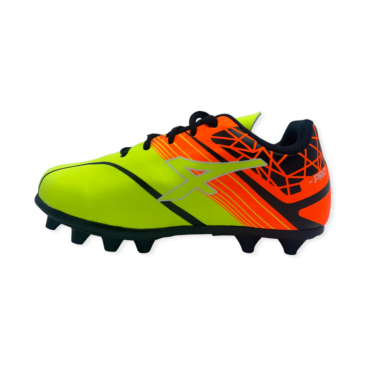 Zapatilla futbol 11 STAMINAKIDS CAMPO FLUOR-NARANJ