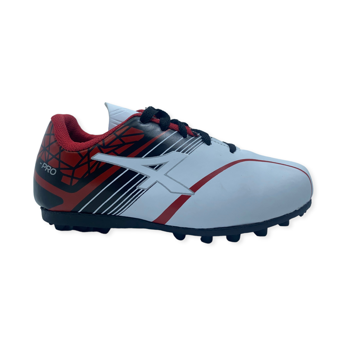 Zapatilla futbol f5 STAMINAKIDS TF BLANCO-ROJO