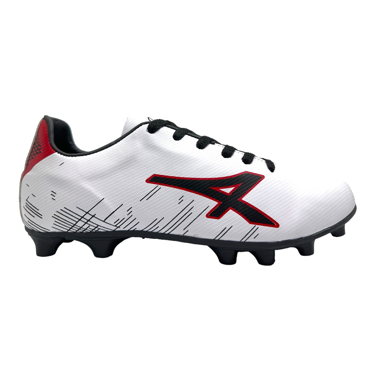 Zapatilla futbol11 STOPPER CAMPO BL  ROJO