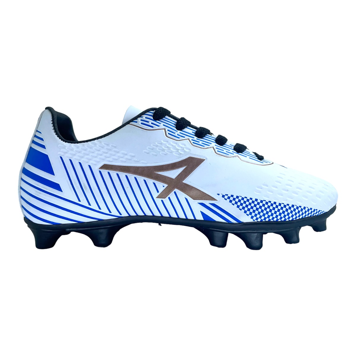 Zapatilla futbol11 WING CAMPO BCO FCIA COBRE