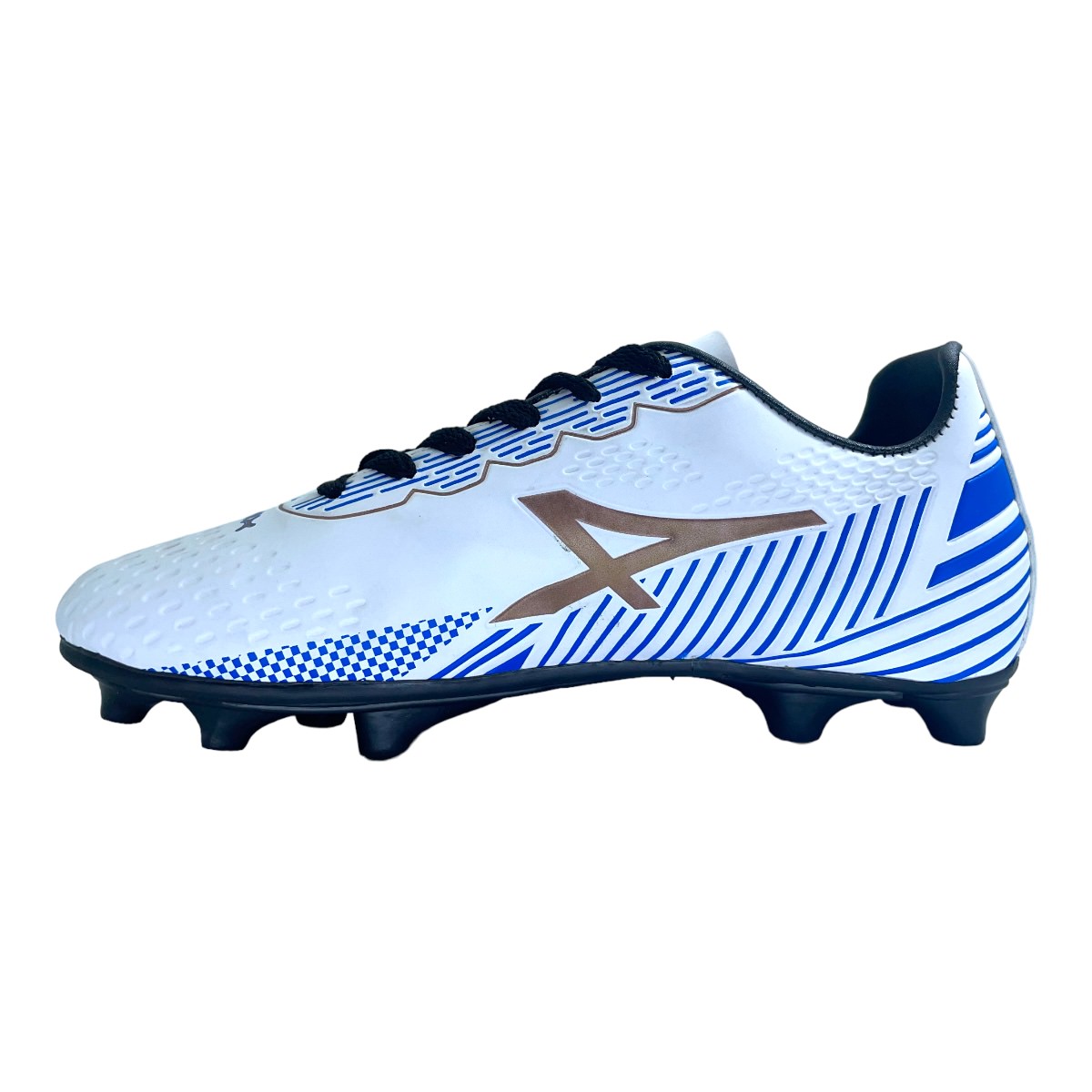 Zapatilla futbol11 WING CAMPO BCO FCIA COBRE