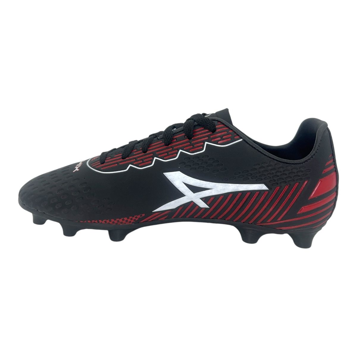 Zapatilla futbol11 WING CAMPO NEG ROJO BL