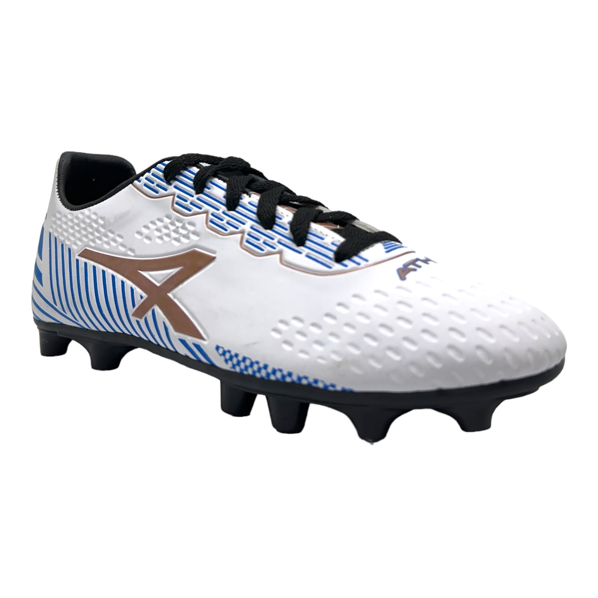Zapatilla futbol11 WING CAMPO BCO FCIA COBRE