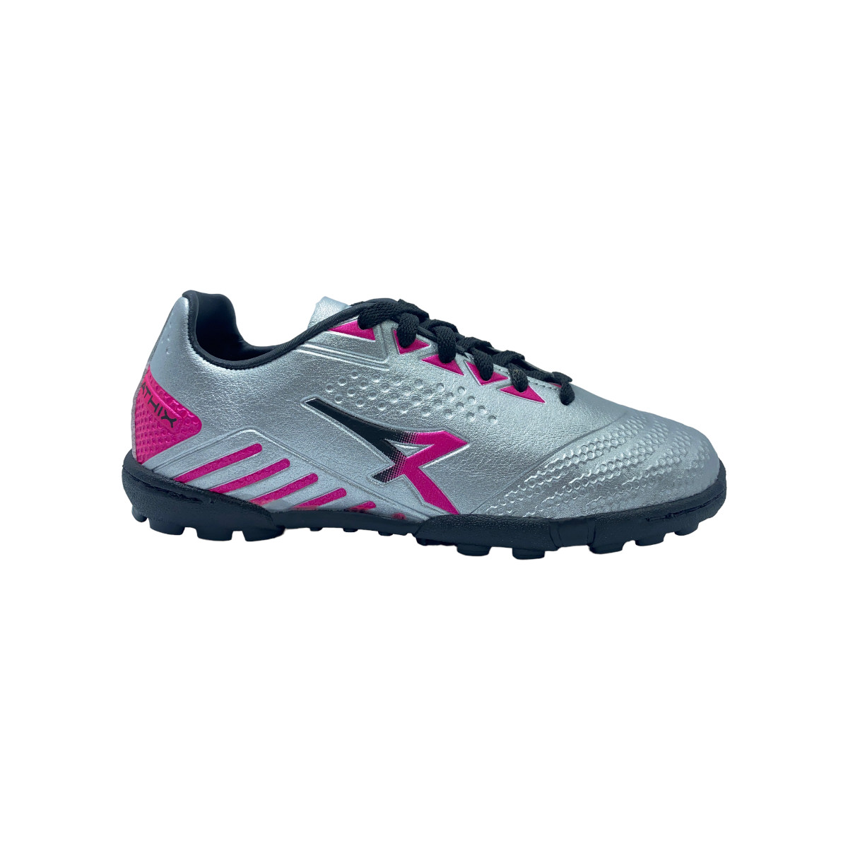Zapatilla futbolf5 KICK TF PLATA PINK