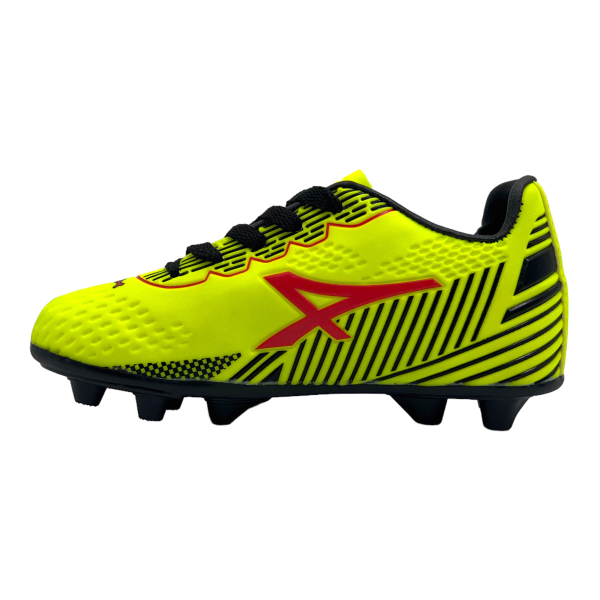 Zapatilla futbol 11 WING KIDS CAMPO AMARILLO  CORAL