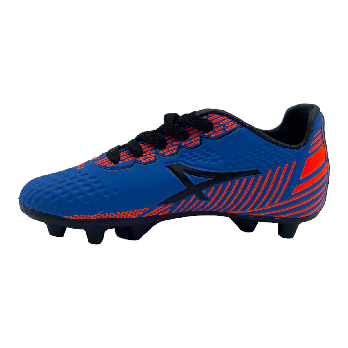 Zapatilla futbol 11 WING KIDS CAMPO AZUL NARANJA