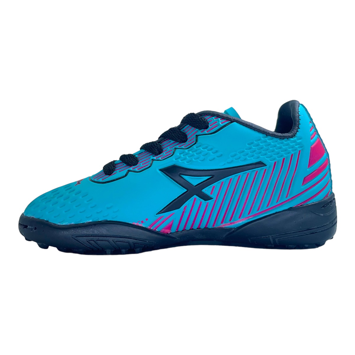 Zapatilla futbol f5 WING KIDS TF TURQUESA PINK