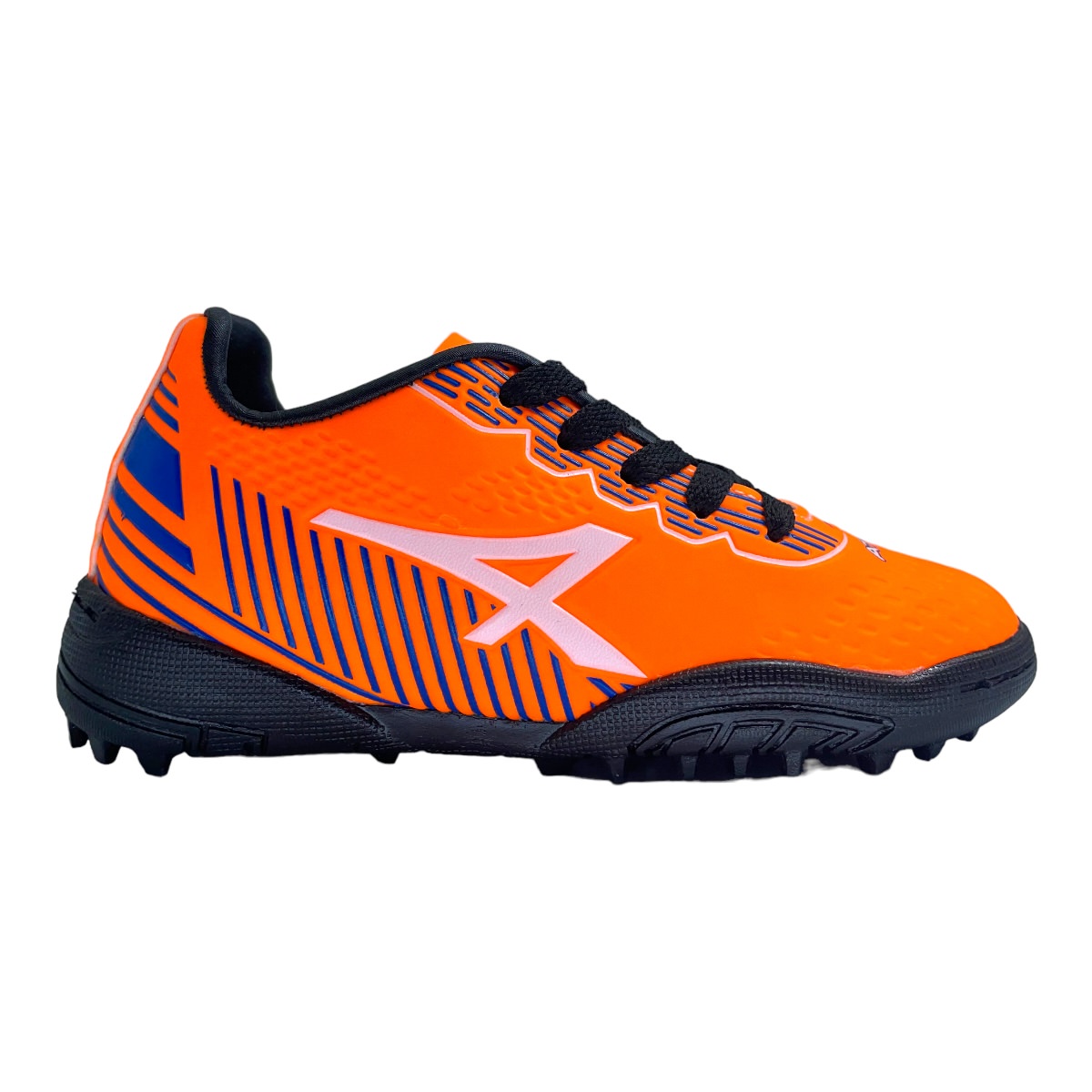 Zapatilla futbol f5 WING KIDS TF NARANJA-ROYAL