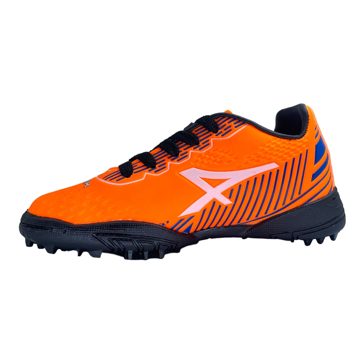 Zapatilla futbol f5 WING KIDS TF NARANJA-ROYAL
