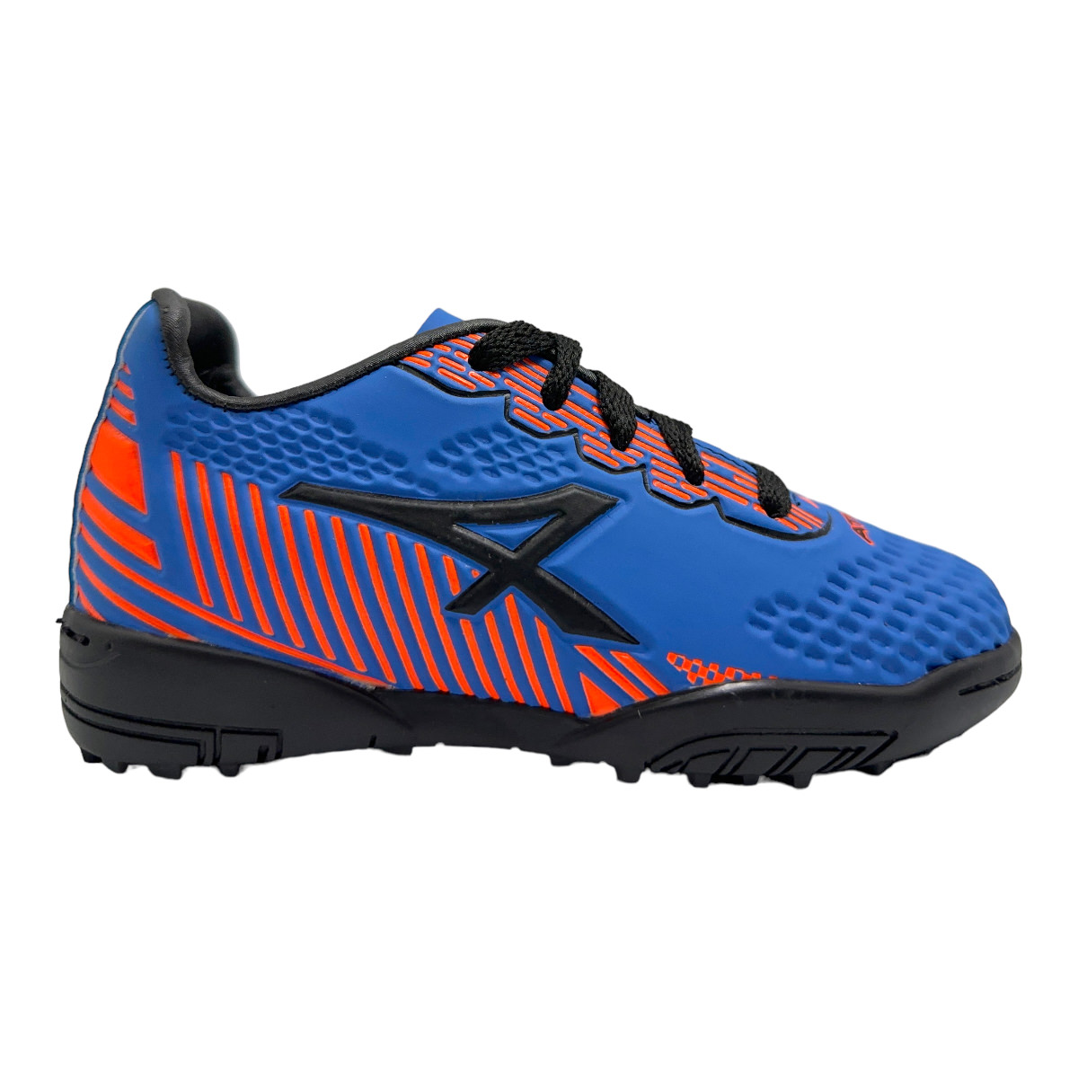 Zapatilla futbol f5 WING KIDS TF AZUL NARANJ