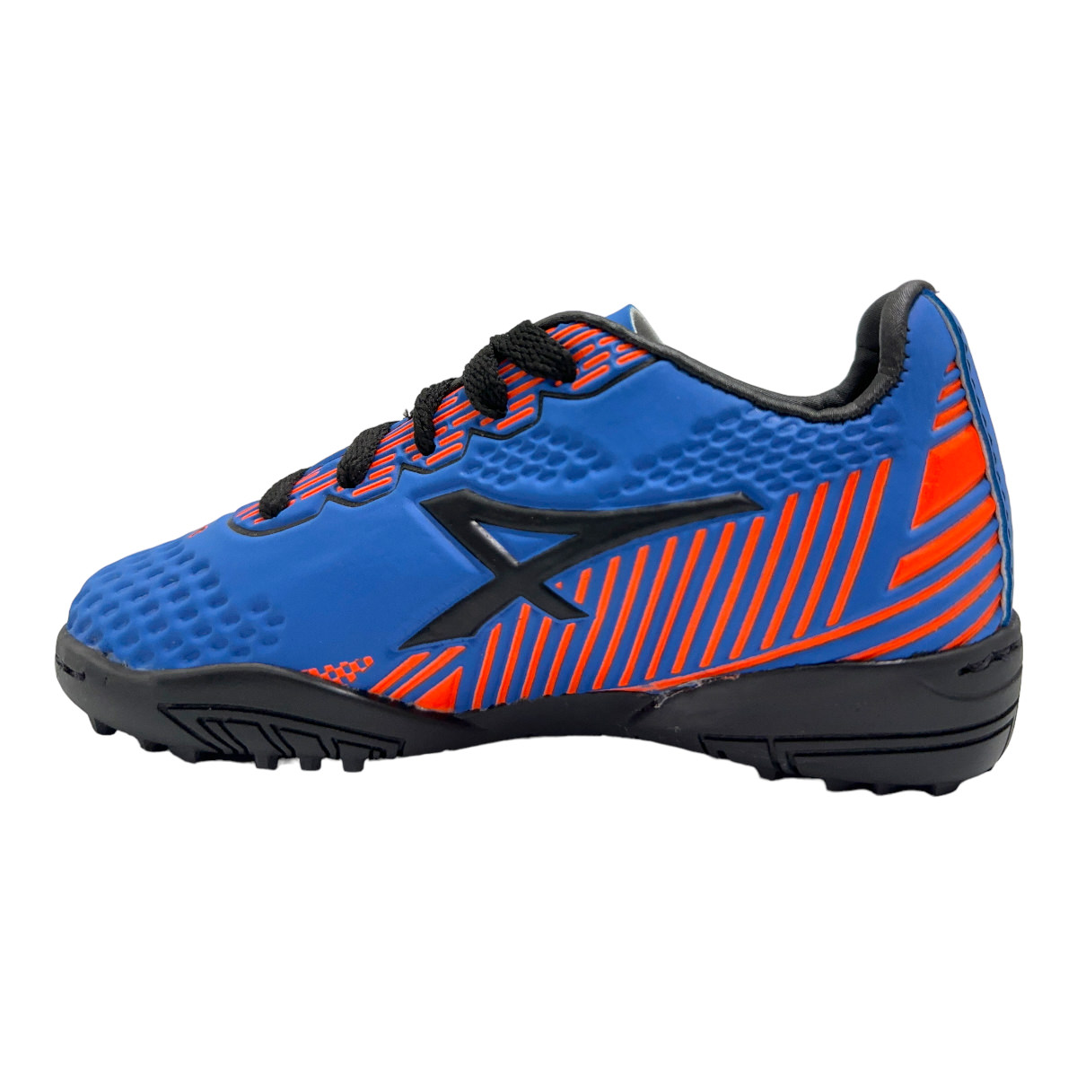 Zapatilla futbol f5 WING KIDS TF AZUL NARANJ