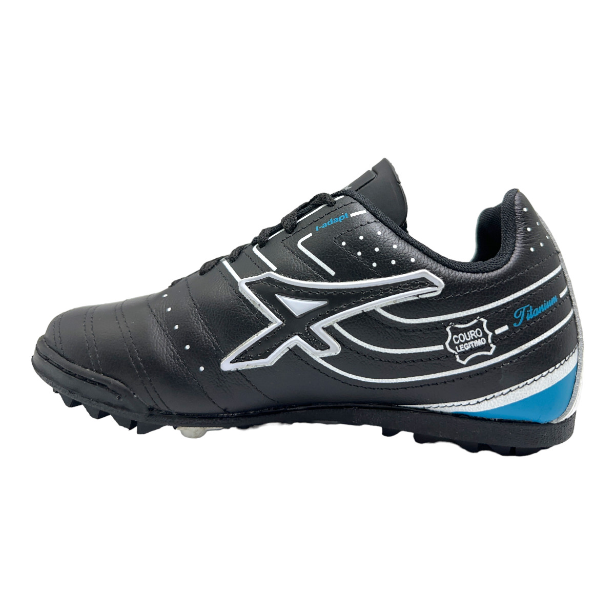 Zapatilla futbolf5 CLOUD TF  TURQUESA