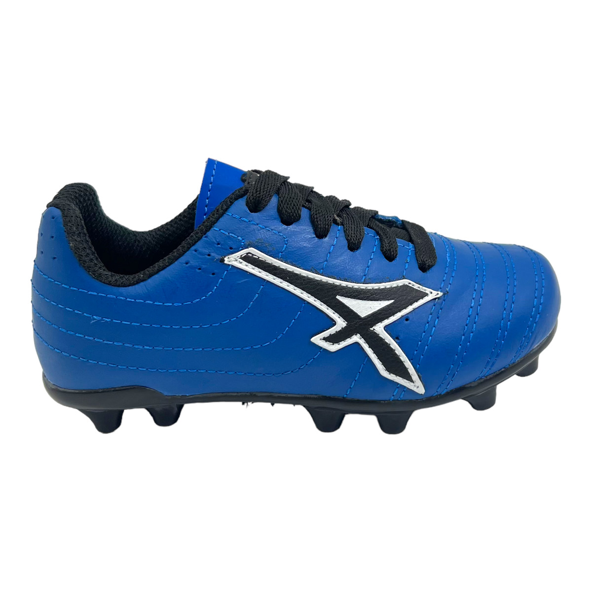 Zapatilla futbol 11 CLOUD KIDS ROYAL BLANCO