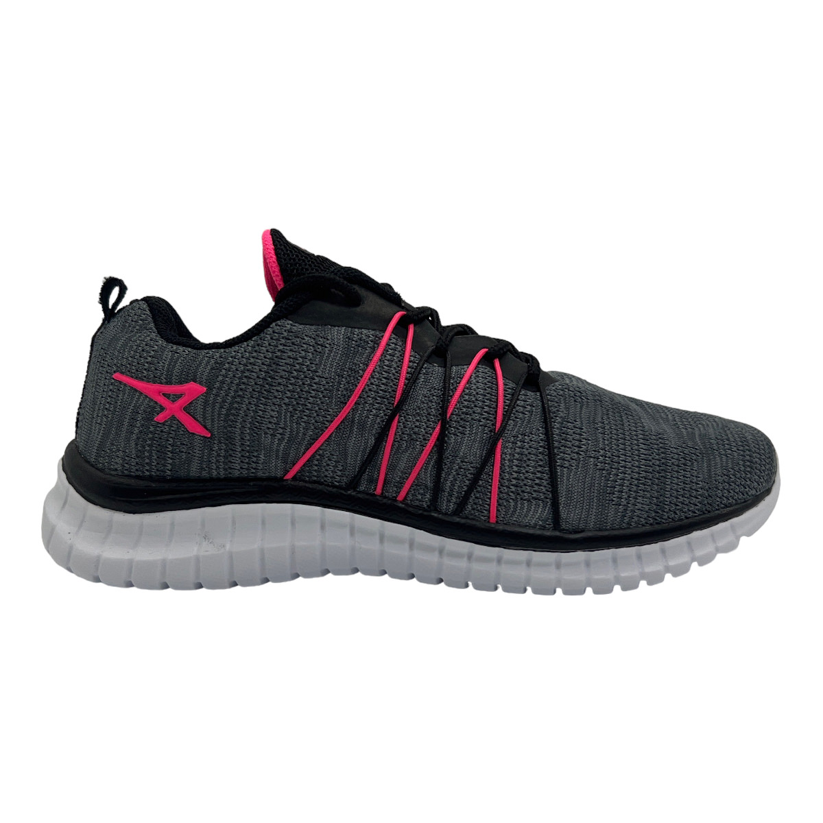 Zapatilla running FLEX STRIP GRAFITO ROSA SHOCK