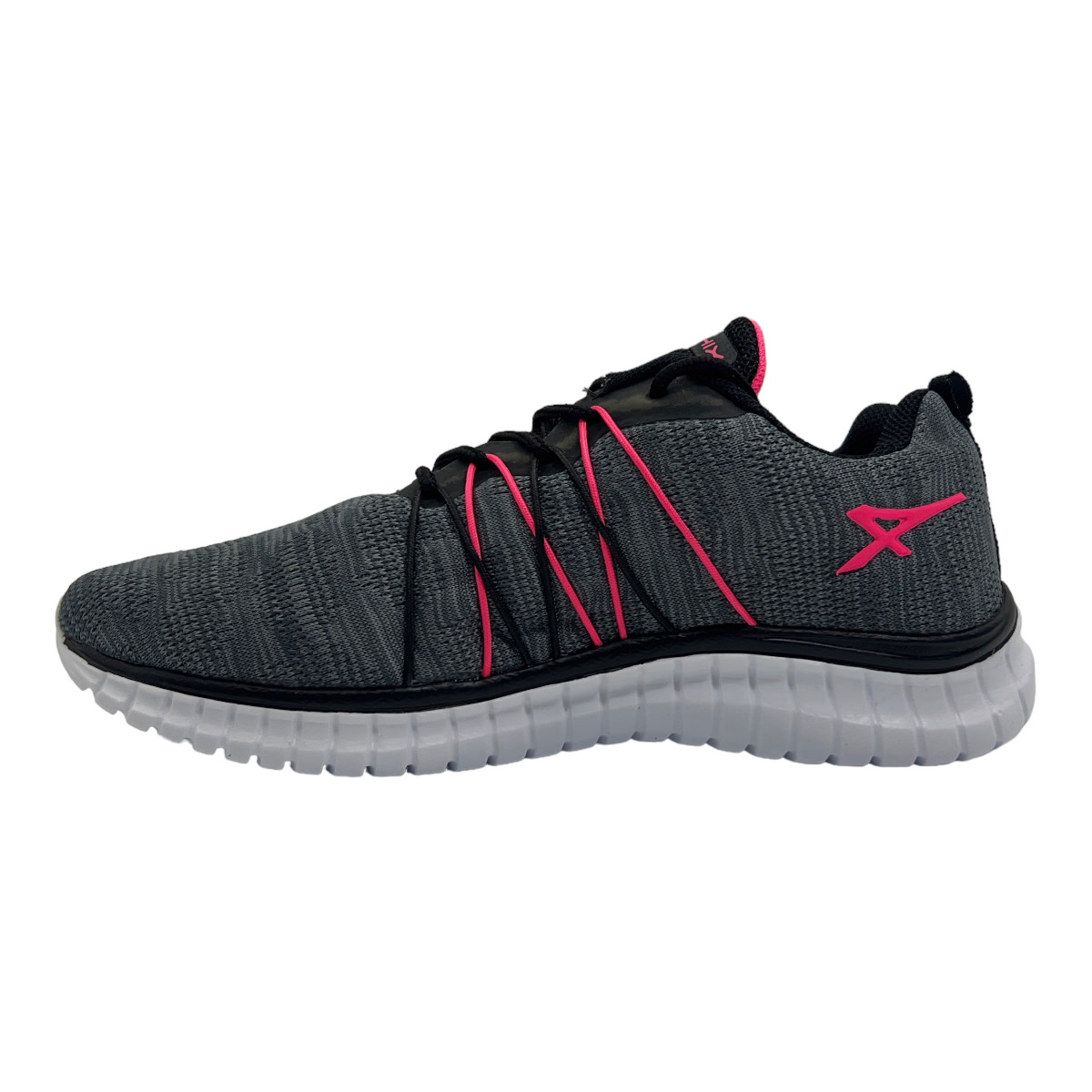 Zapatilla running FLEX STRIP GRAFITO ROSA SHOCK