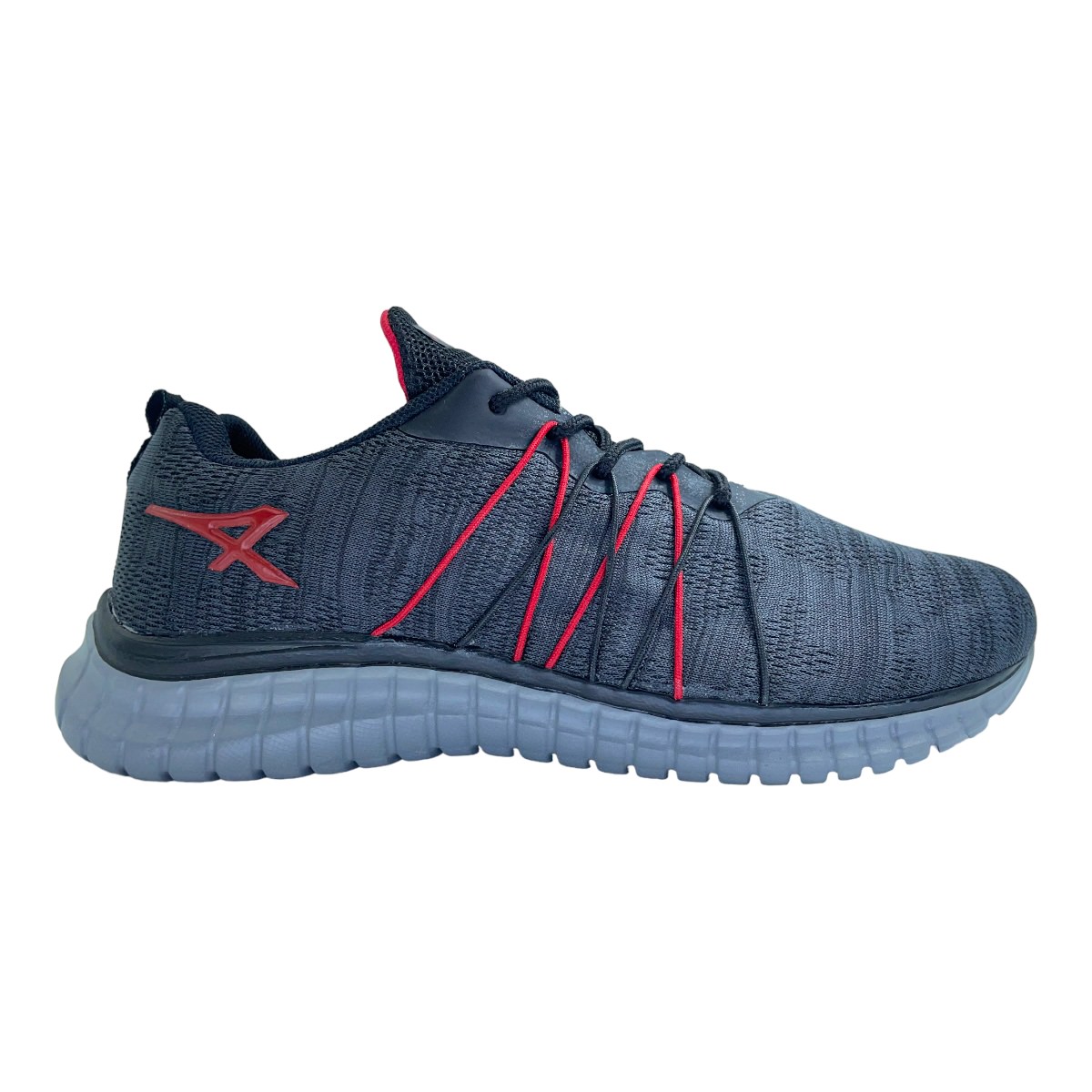 Zapatilla running FLEX STRIP  CINZA ROJO