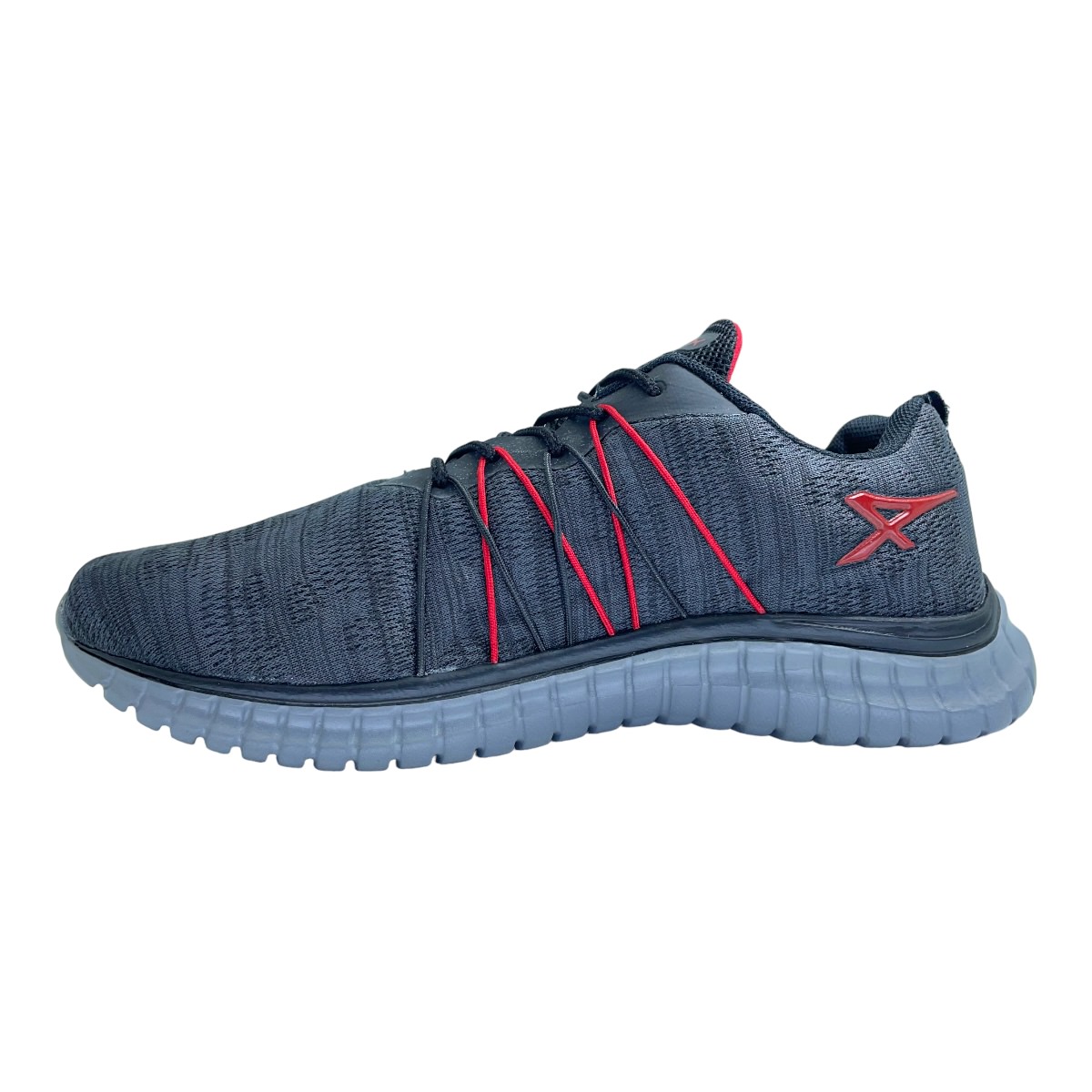 Zapatilla running FLEX STRIP  CINZA ROJO