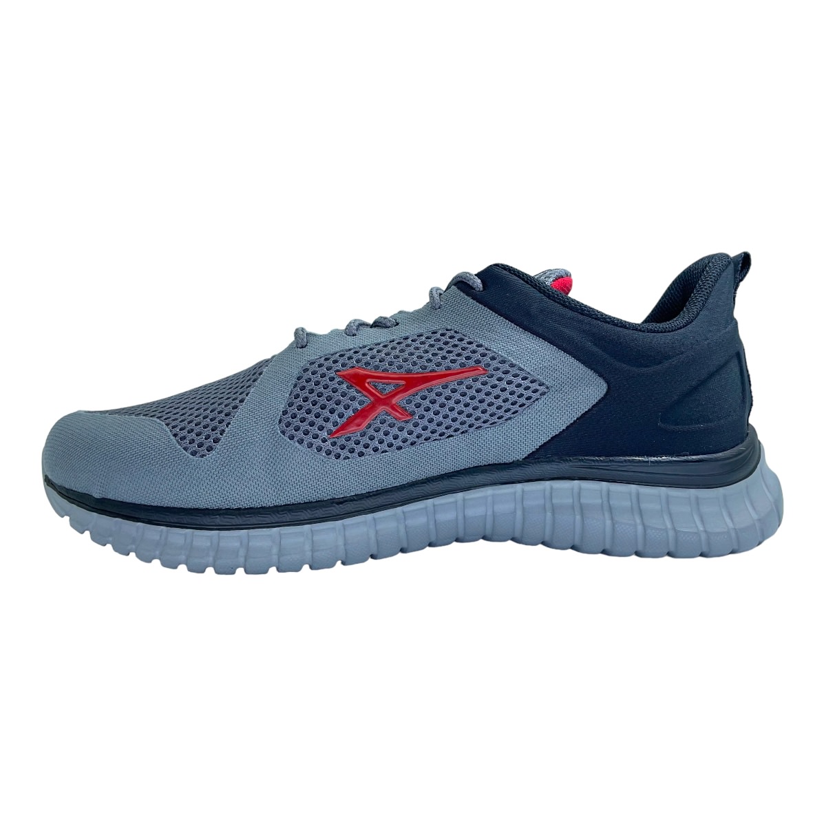 Zapatilla running TURKU GRAFITO-ROJO