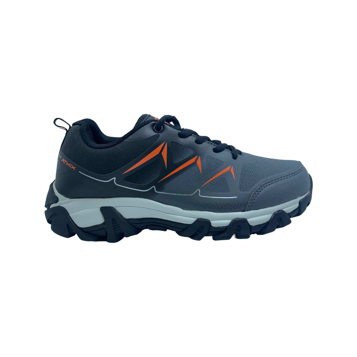 Zapatilla trekking CASCADE GRIS NEG NARANJA
