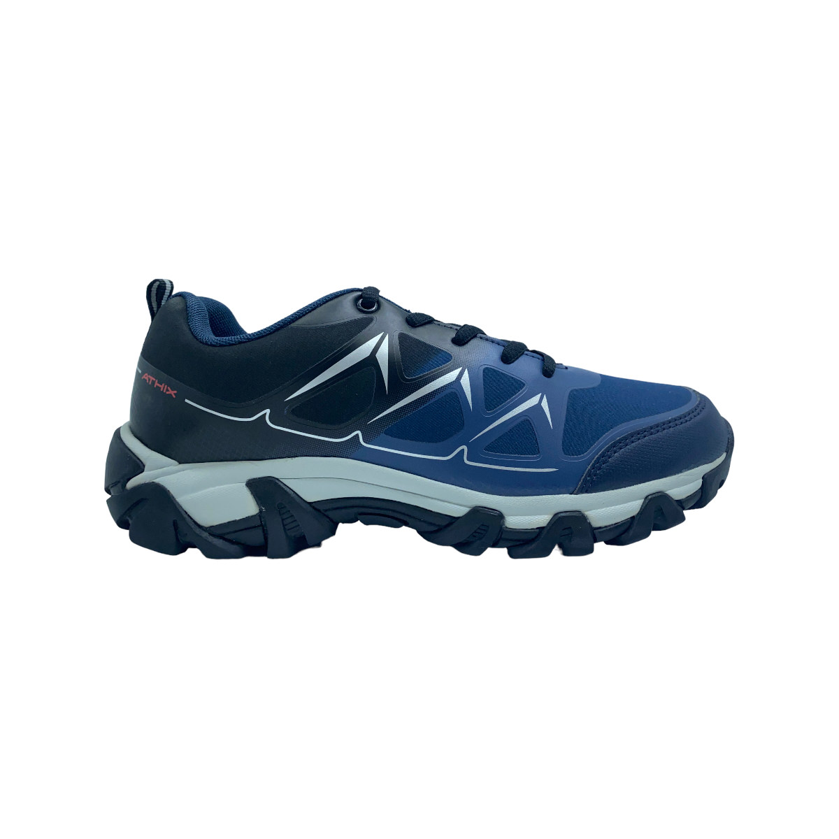 Zapatilla trekking CASCADE MNO--ROJO
