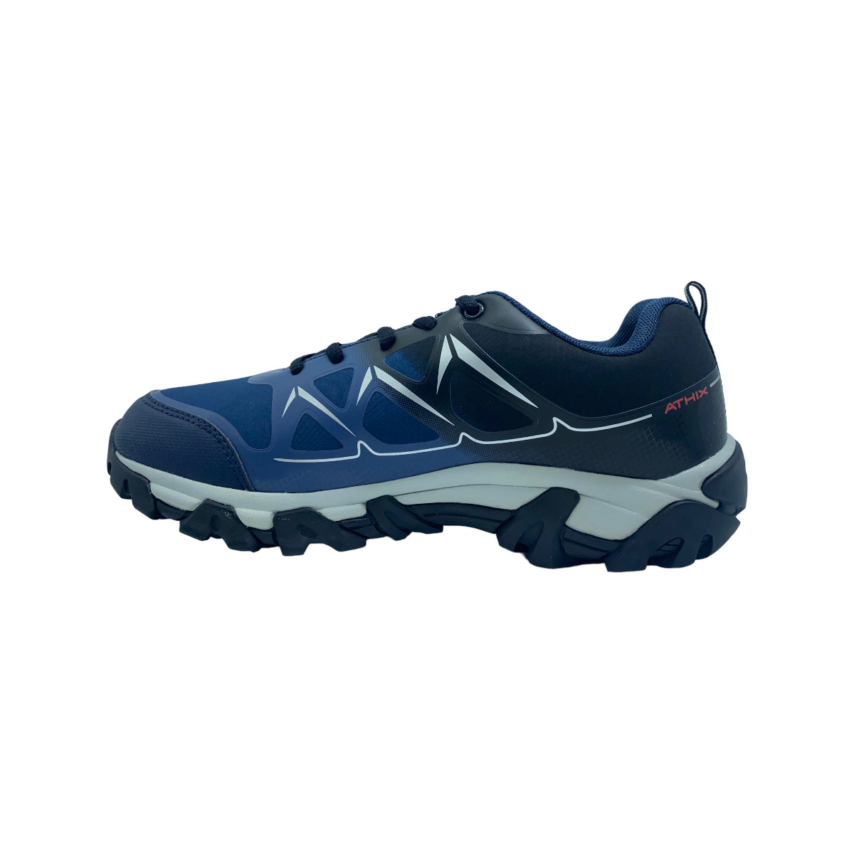 Zapatilla trekking CASCADE MNO--ROJO