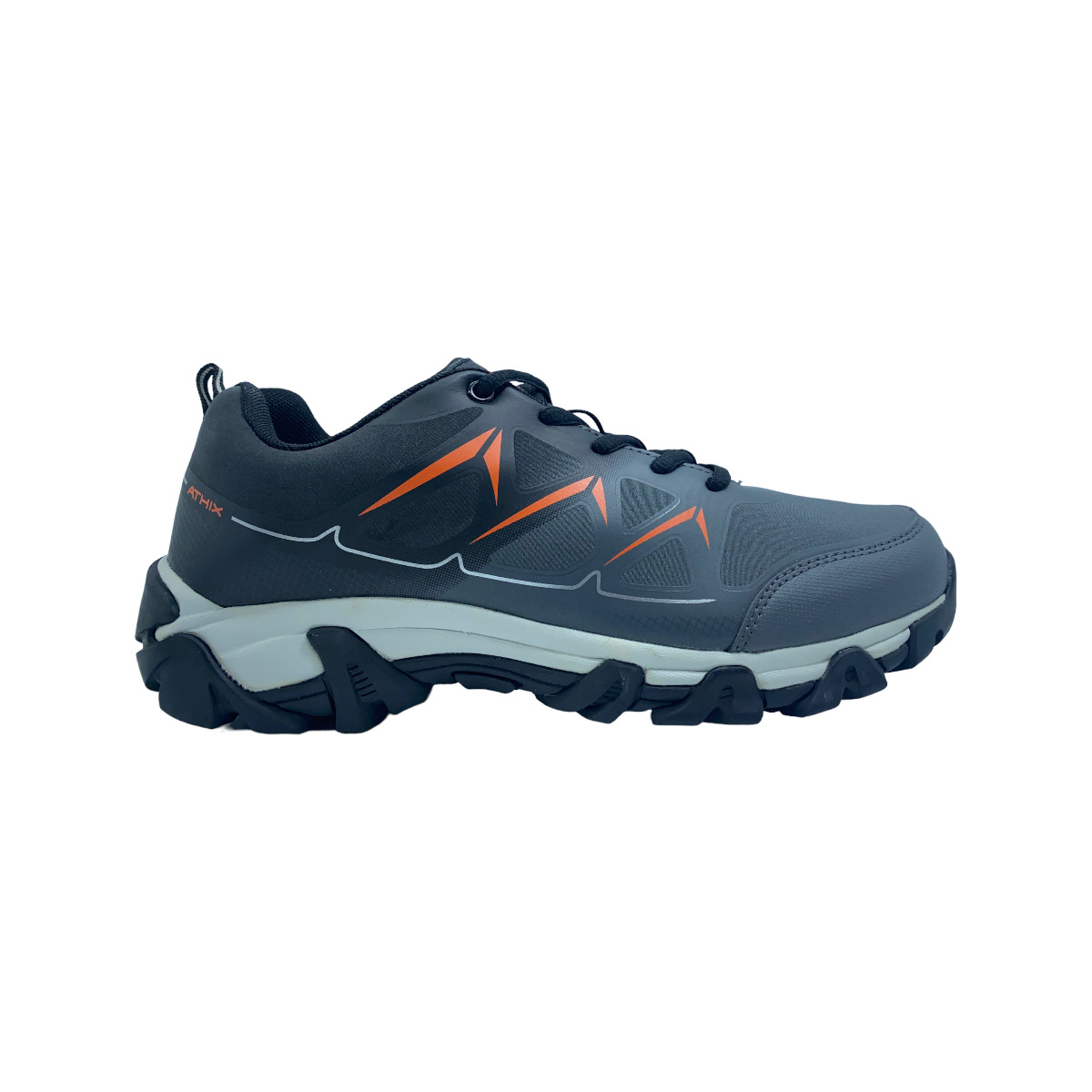 Zapatilla trekking CASCADE GRIS  NARANJ