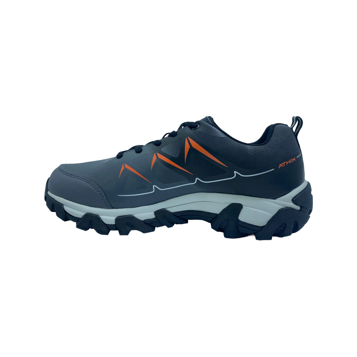 Zapatilla trekking CASCADE GRIS  NARANJ