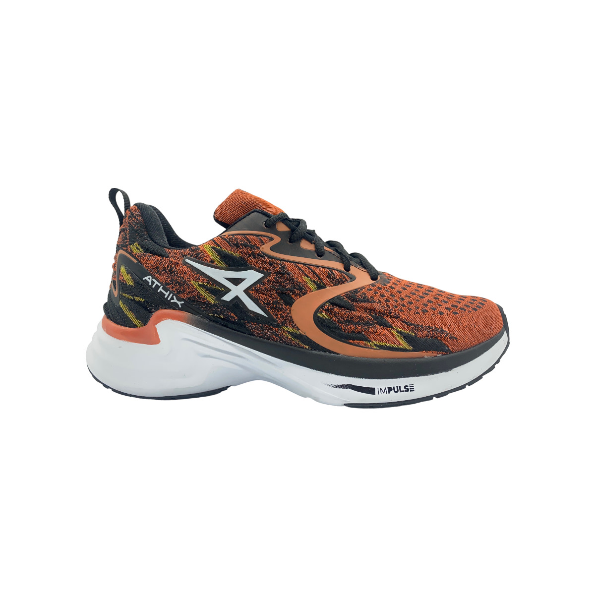 Zapatilla running FLUXO -ROJO-NARANJA