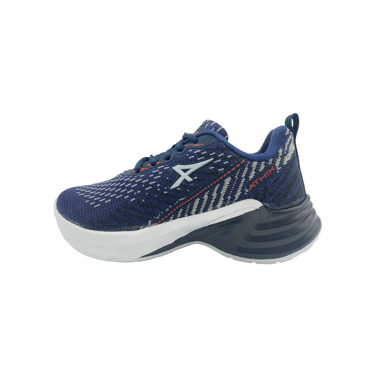 Zapatilla running VENTI KIDS MNO-BLANCO-ROJO