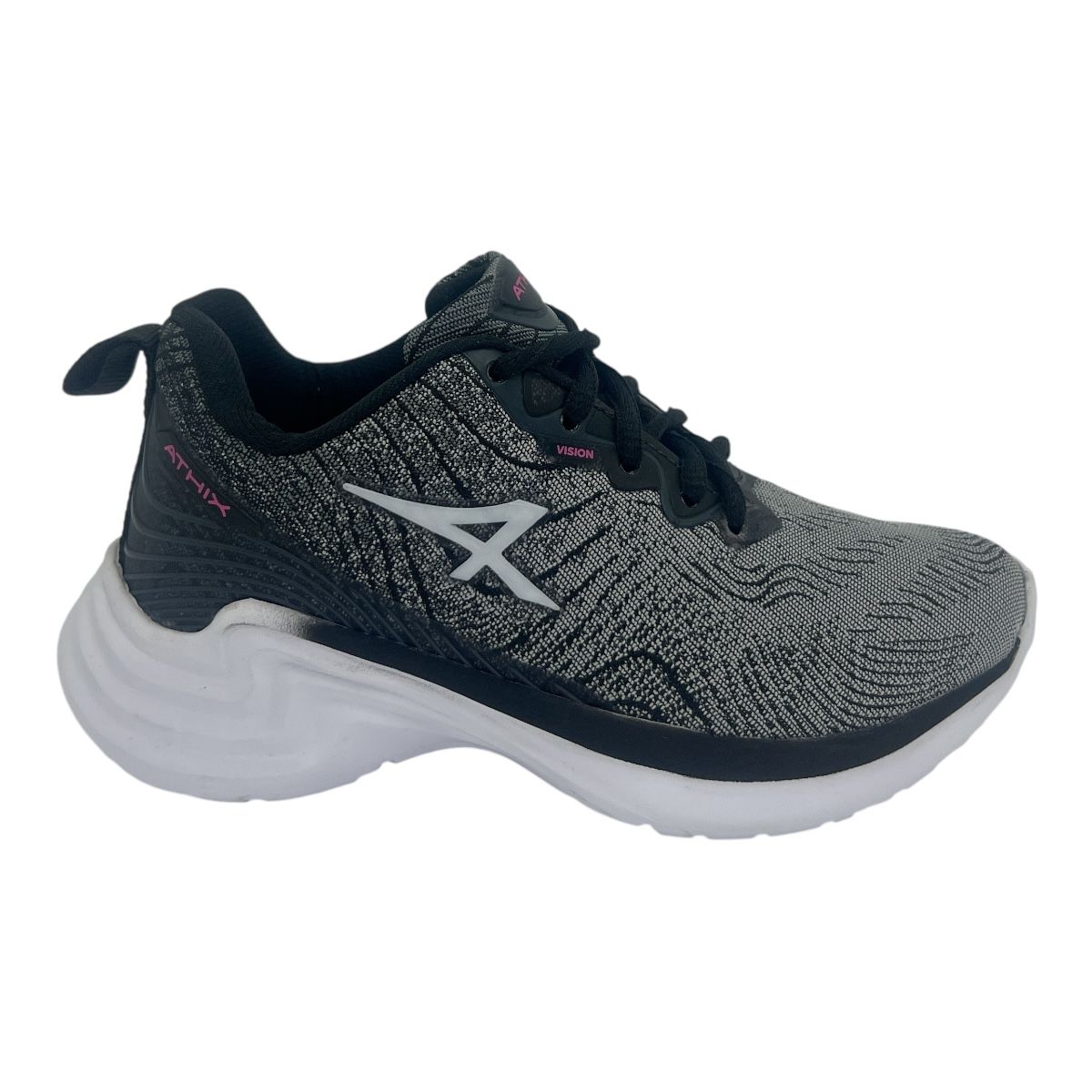 Zapatilla running VISION KIDS CINZA//PINK