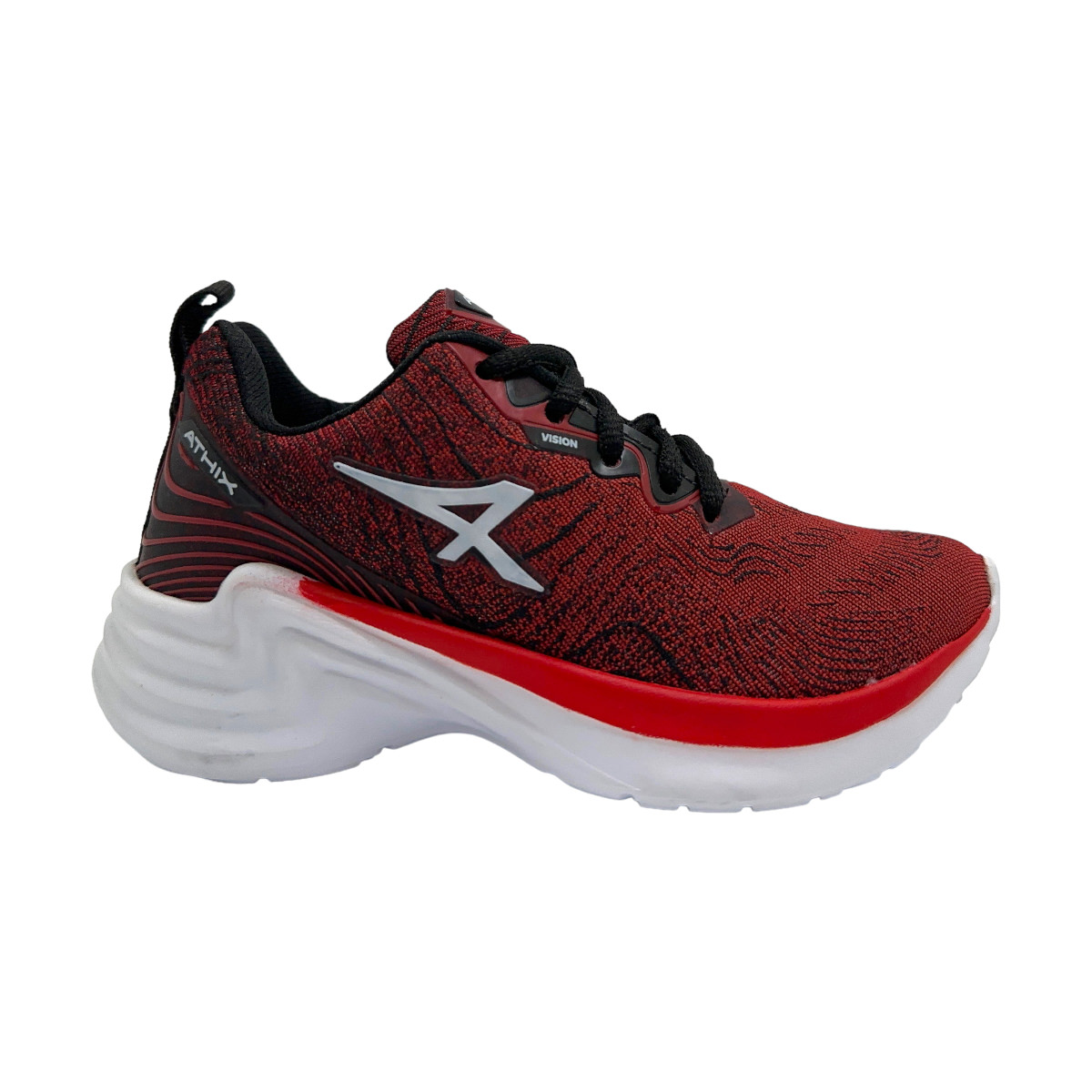 Zapatilla running VISION KIDS  ROJO