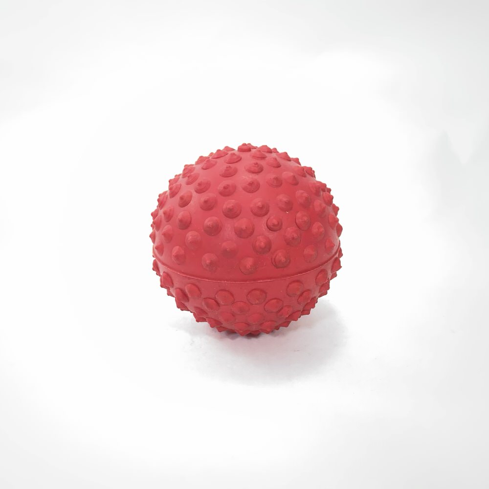 PELOTA GOMA C/PINCHES 10CM