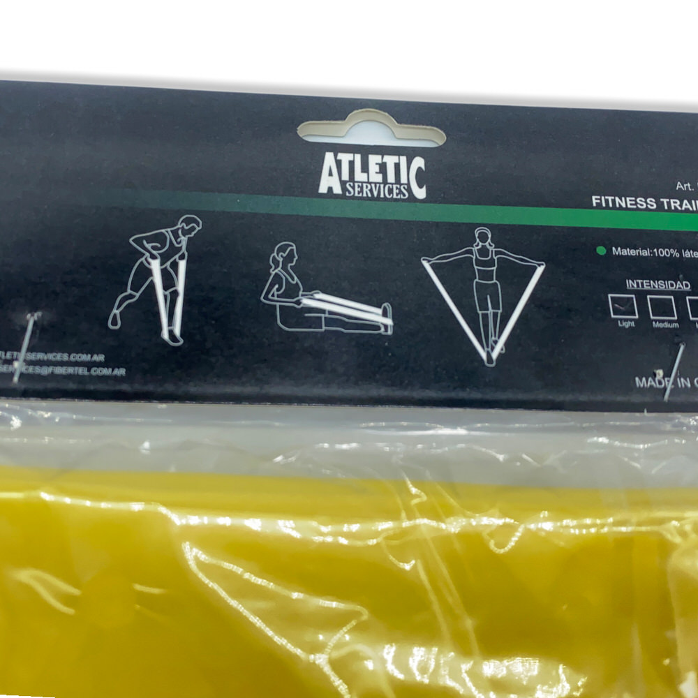 TIRABAND ELASTICA LARGA AMARILLO