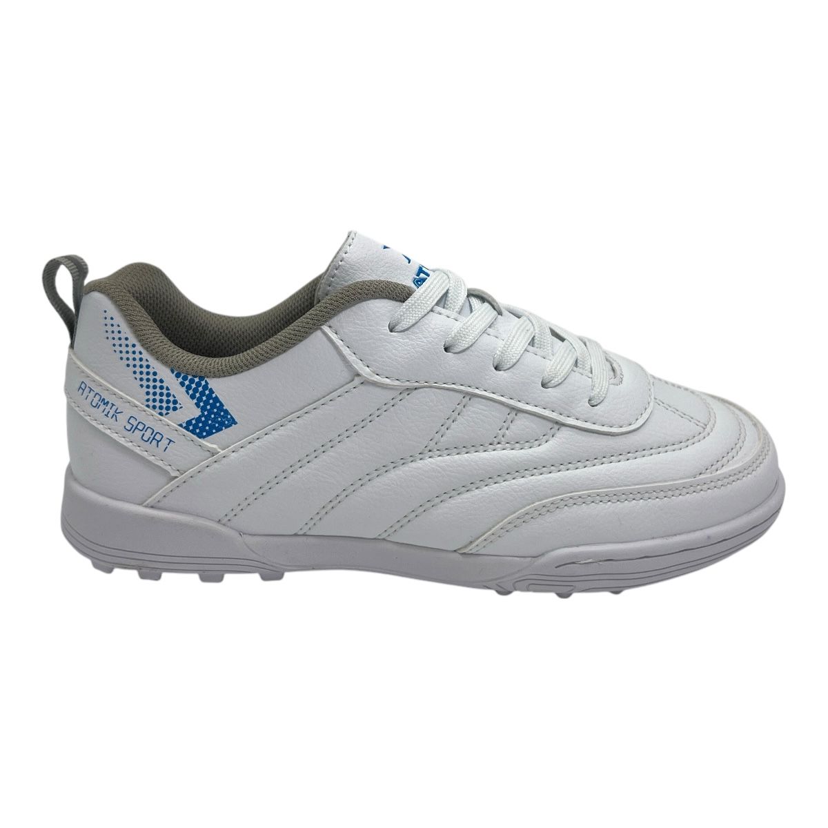 Zapatilla futbol f5 LIBERO JR BLANCO AZUL